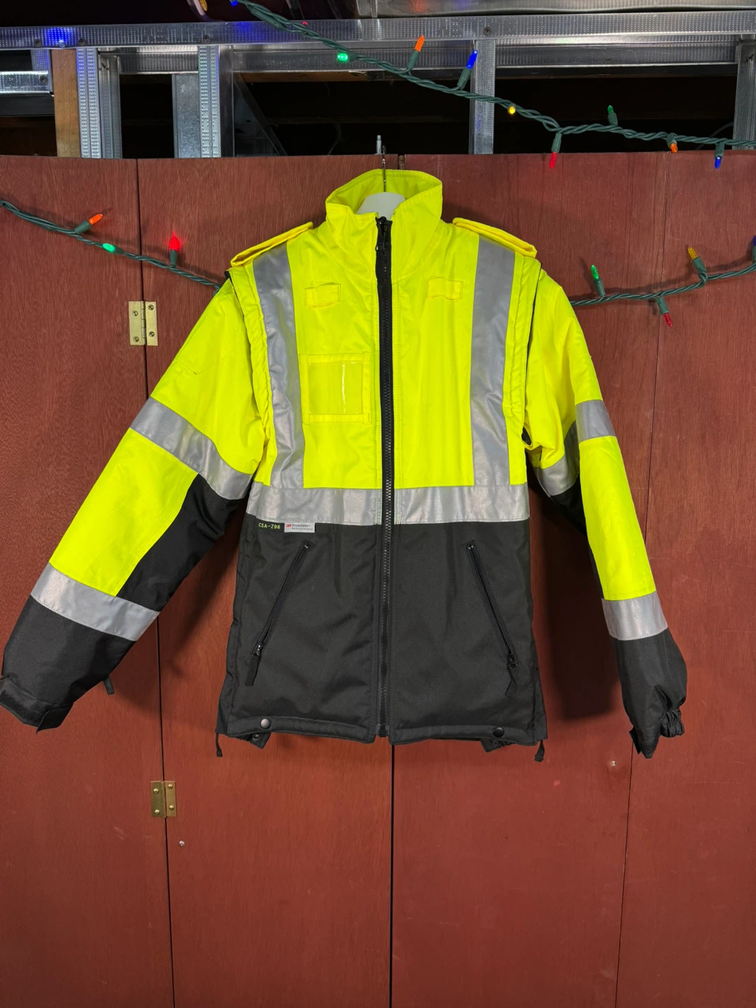 Men’s Gerber High Visibility Class 2 Safety Jacket 2 in 1 Sz XS - photo 2