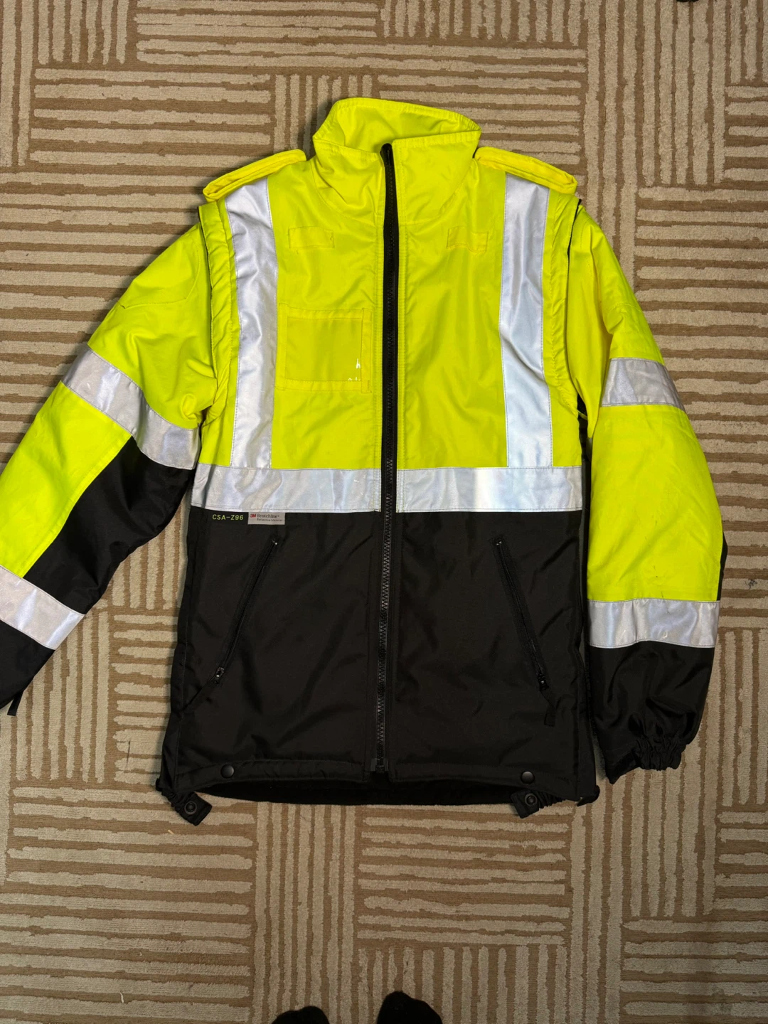 Men’s Gerber High Visibility Class 2 Safety Jacket 2 in 1 Sz XS