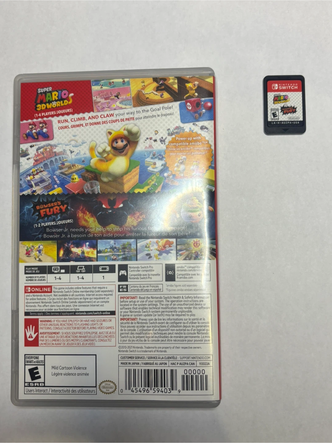 Super Mario 3D WORLD + BOWSER’S FURY- Nintendo Switch - photo 2