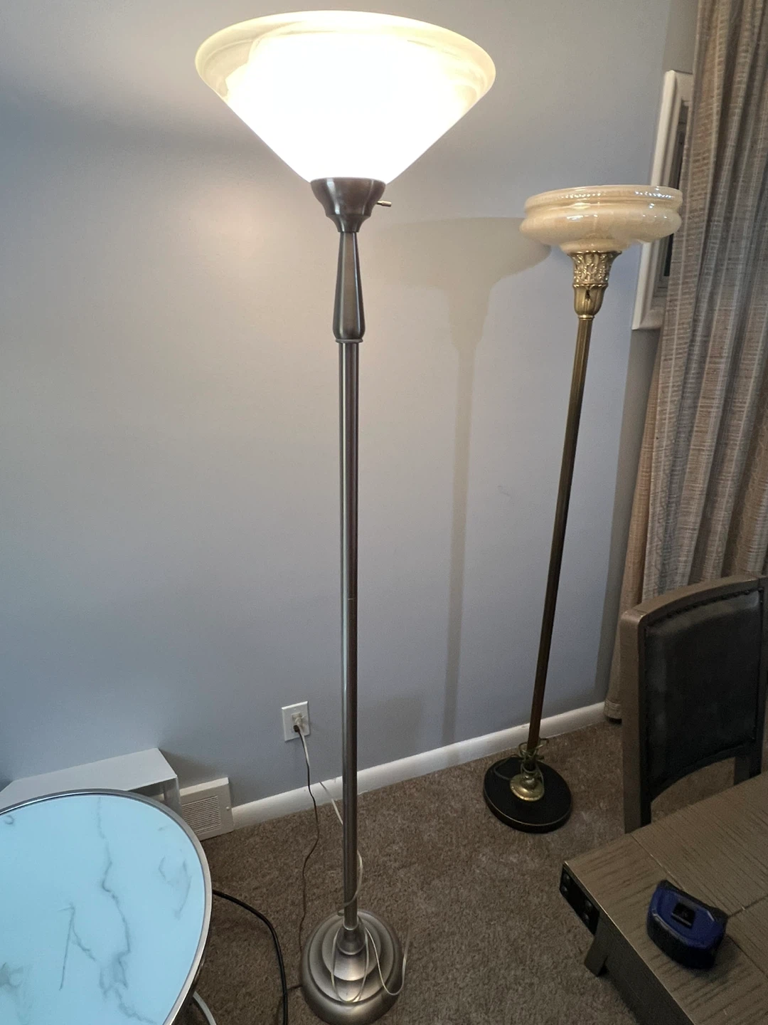 Floor Lamp with Frosted Glass Shade - photo 3