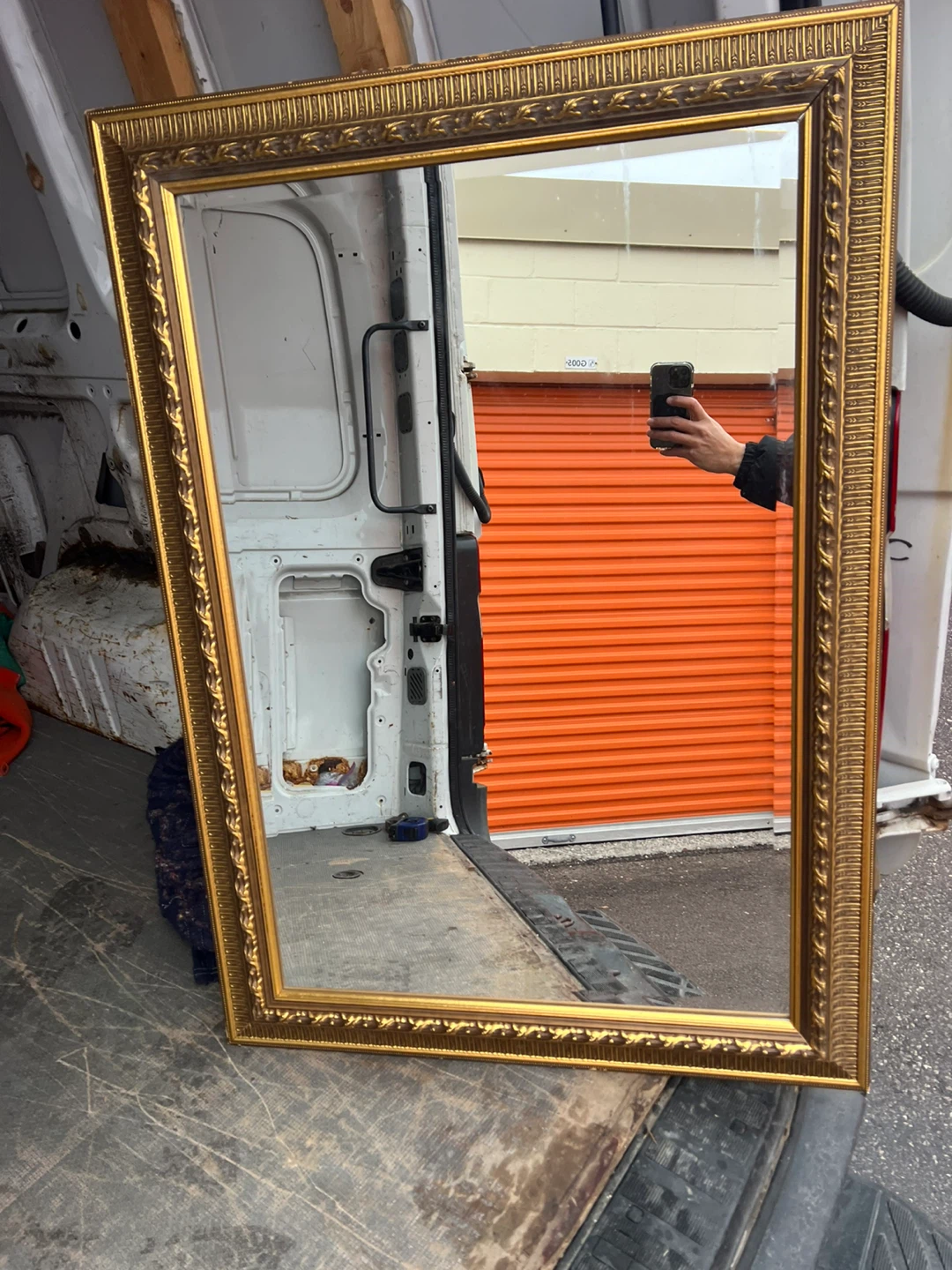Ornate Gold Framed Mirror - photo 3