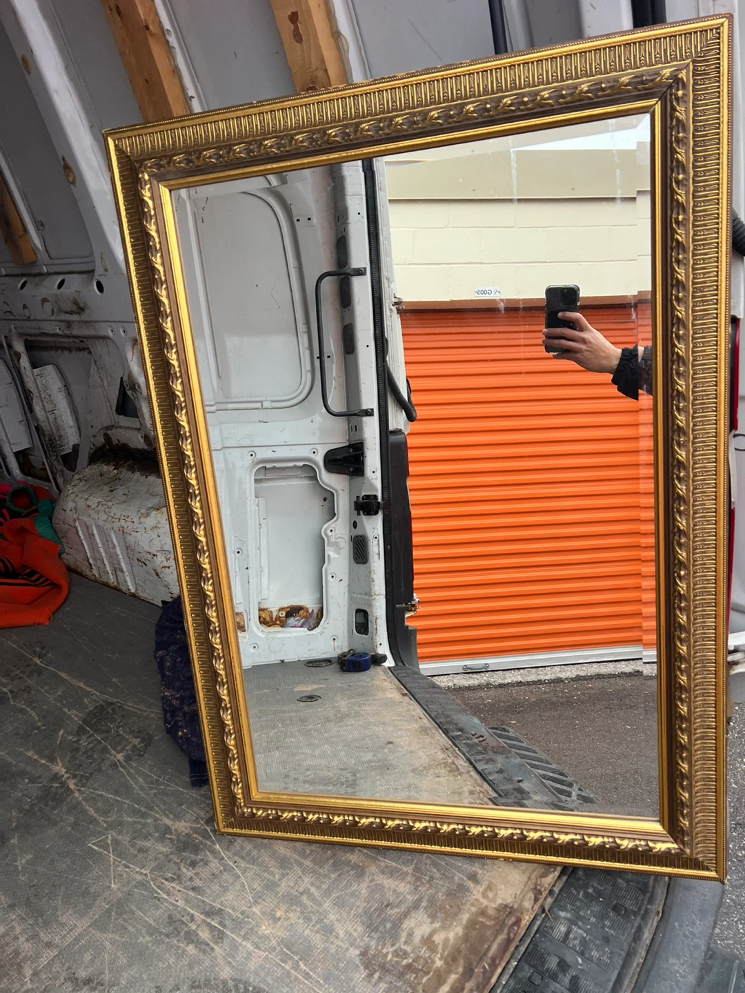 Ornate Gold Framed Mirror - photo 2