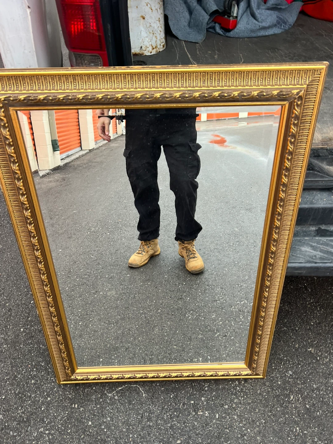 Ornate Gold Framed Mirror