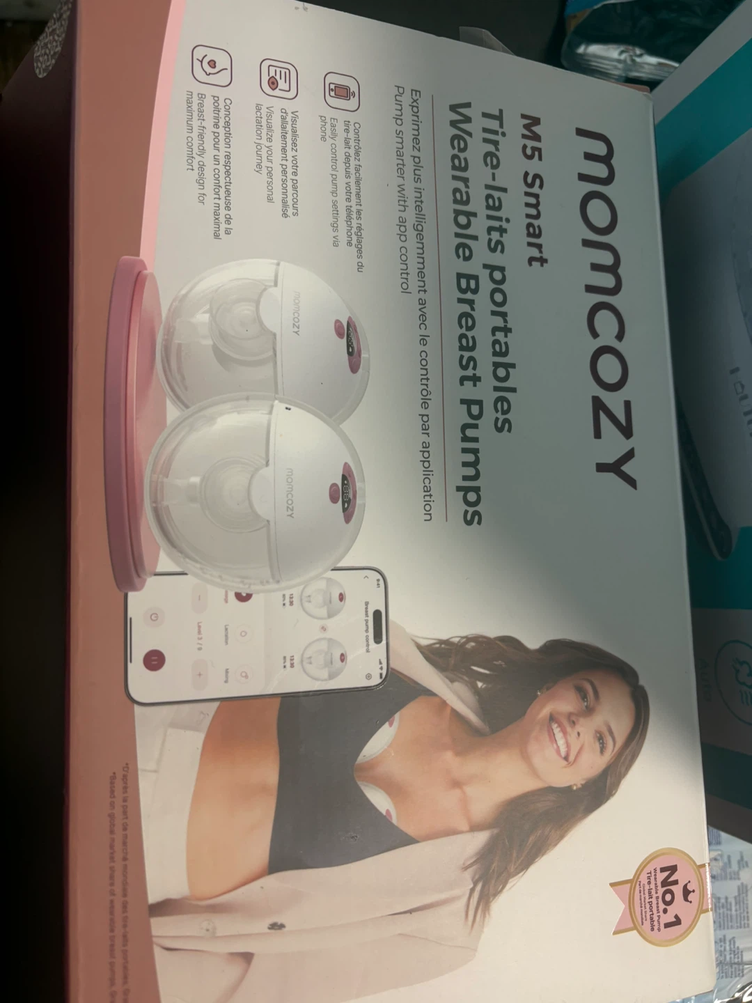 Momcozy M5 Smart Wearable Breast Pumps