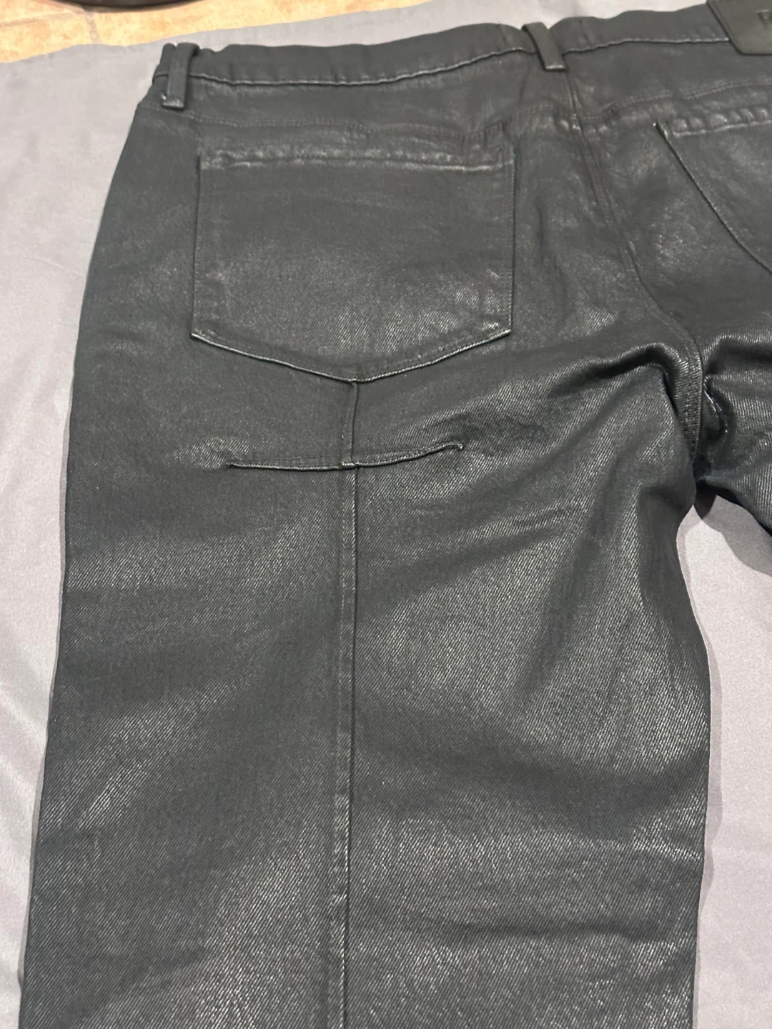 RTA Clayton Skinny Jean men’s dark blue wax finish size 38 - photo 4