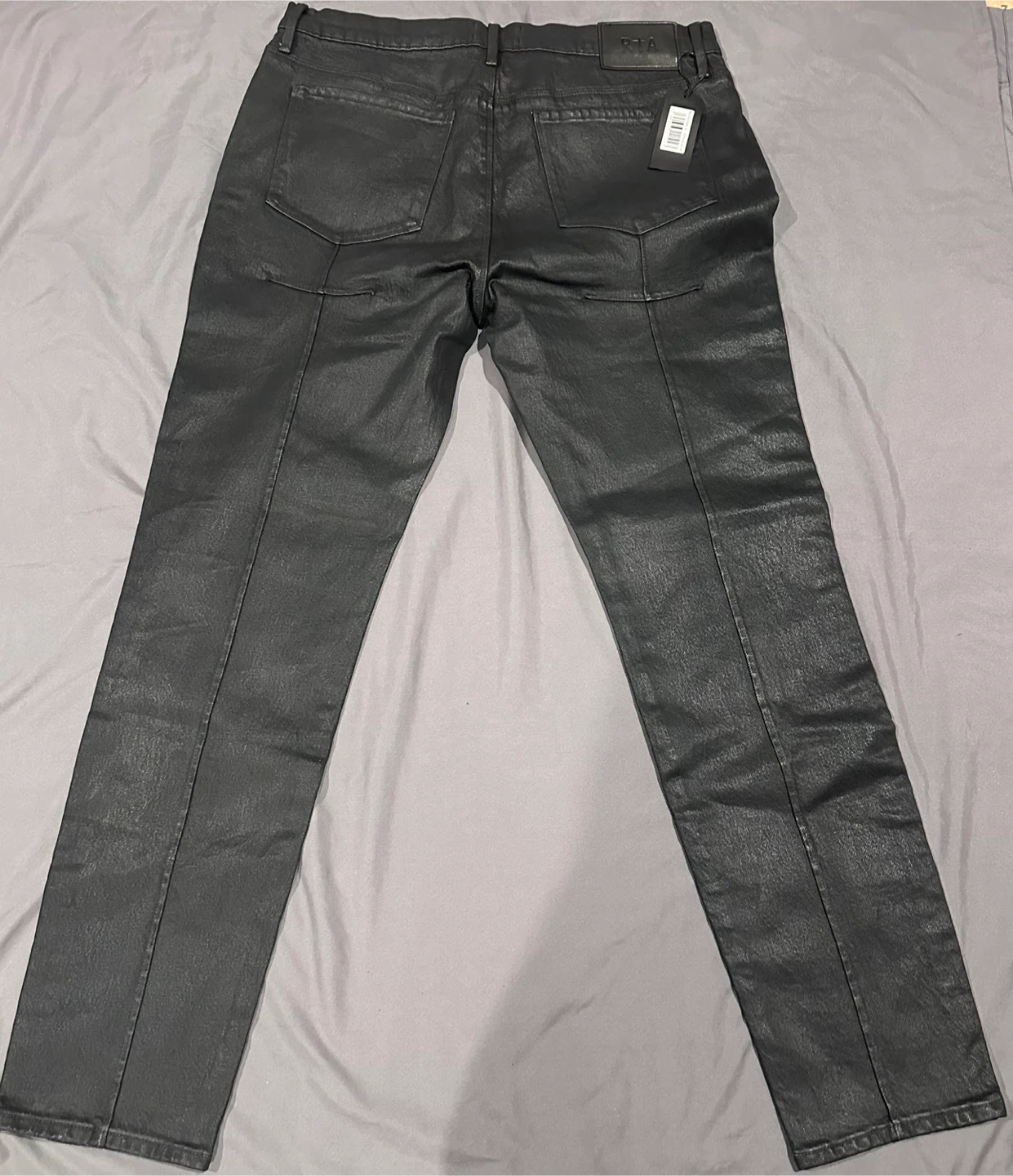 RTA Clayton Skinny Jean men’s dark blue wax finish size 38 - photo 2