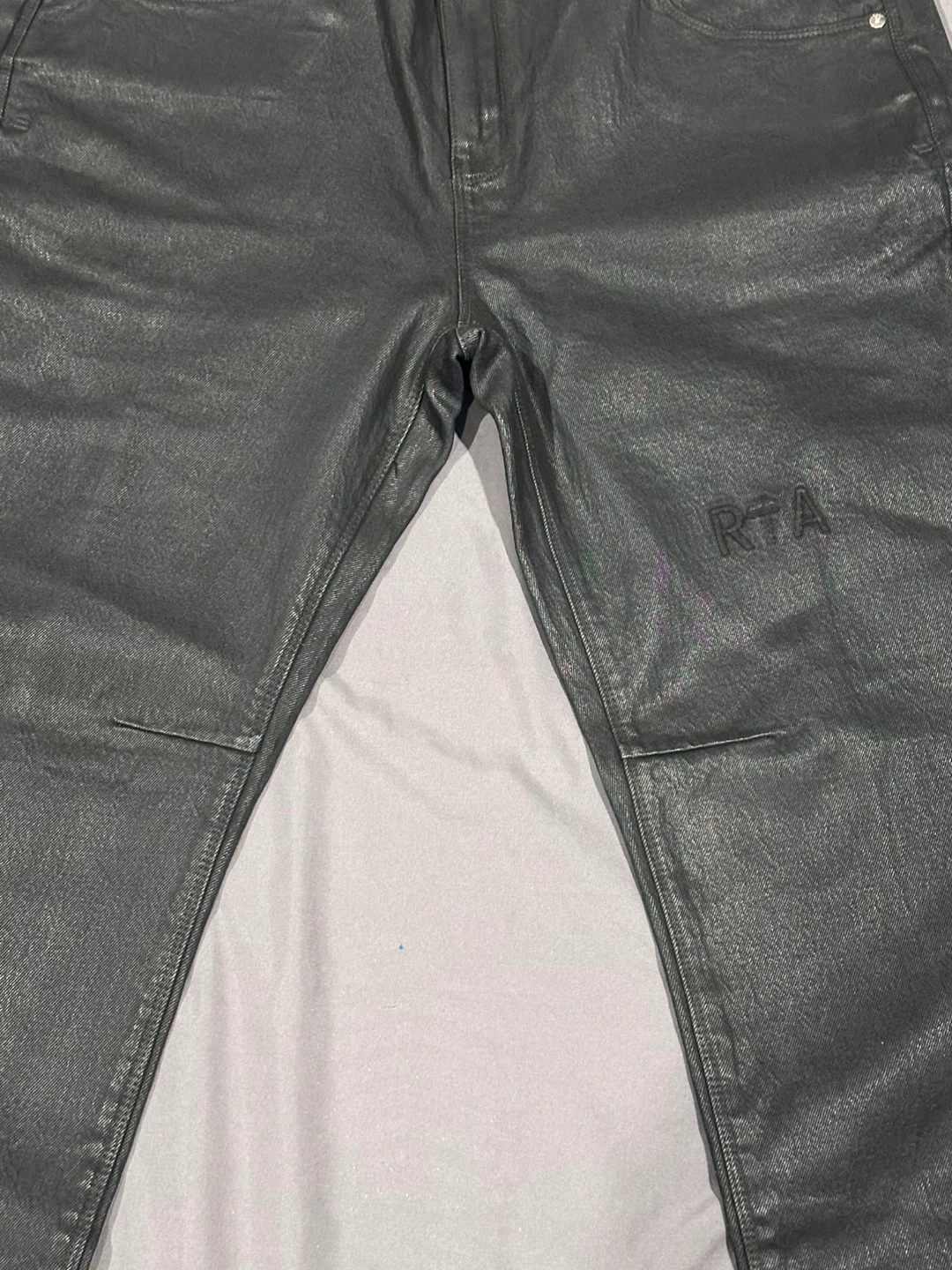 RTA Clayton Skinny Jean men’s dark blue wax finish size 38 - photo 3