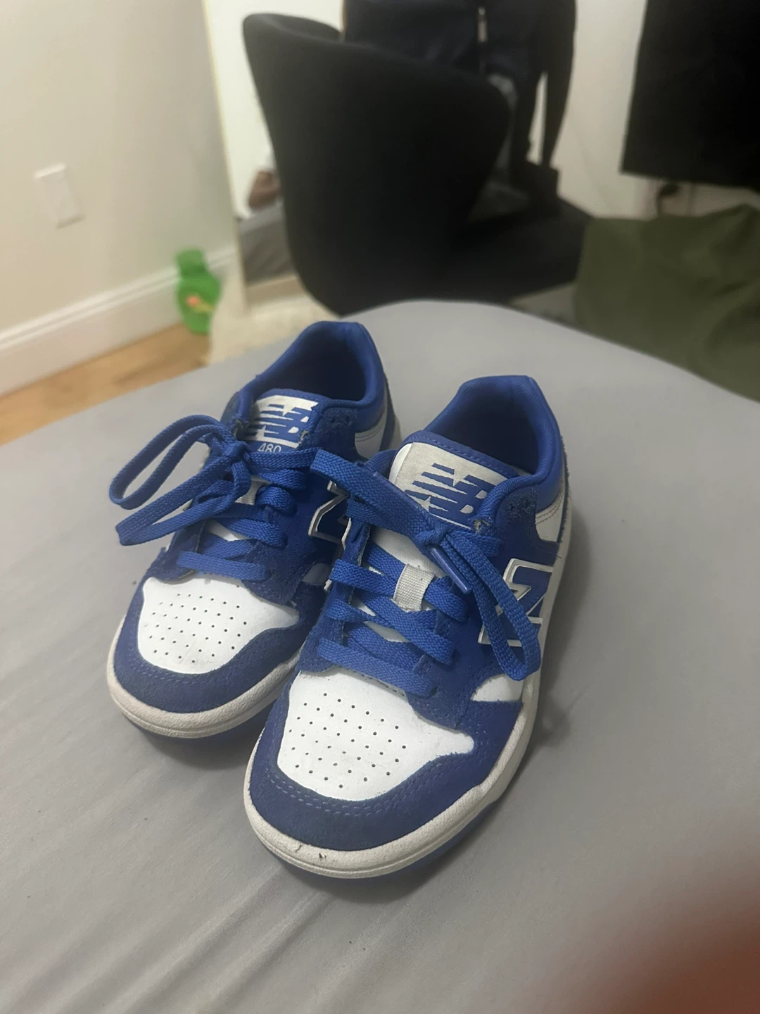 New Balance Kids Blue & White Sneakers - photo 3