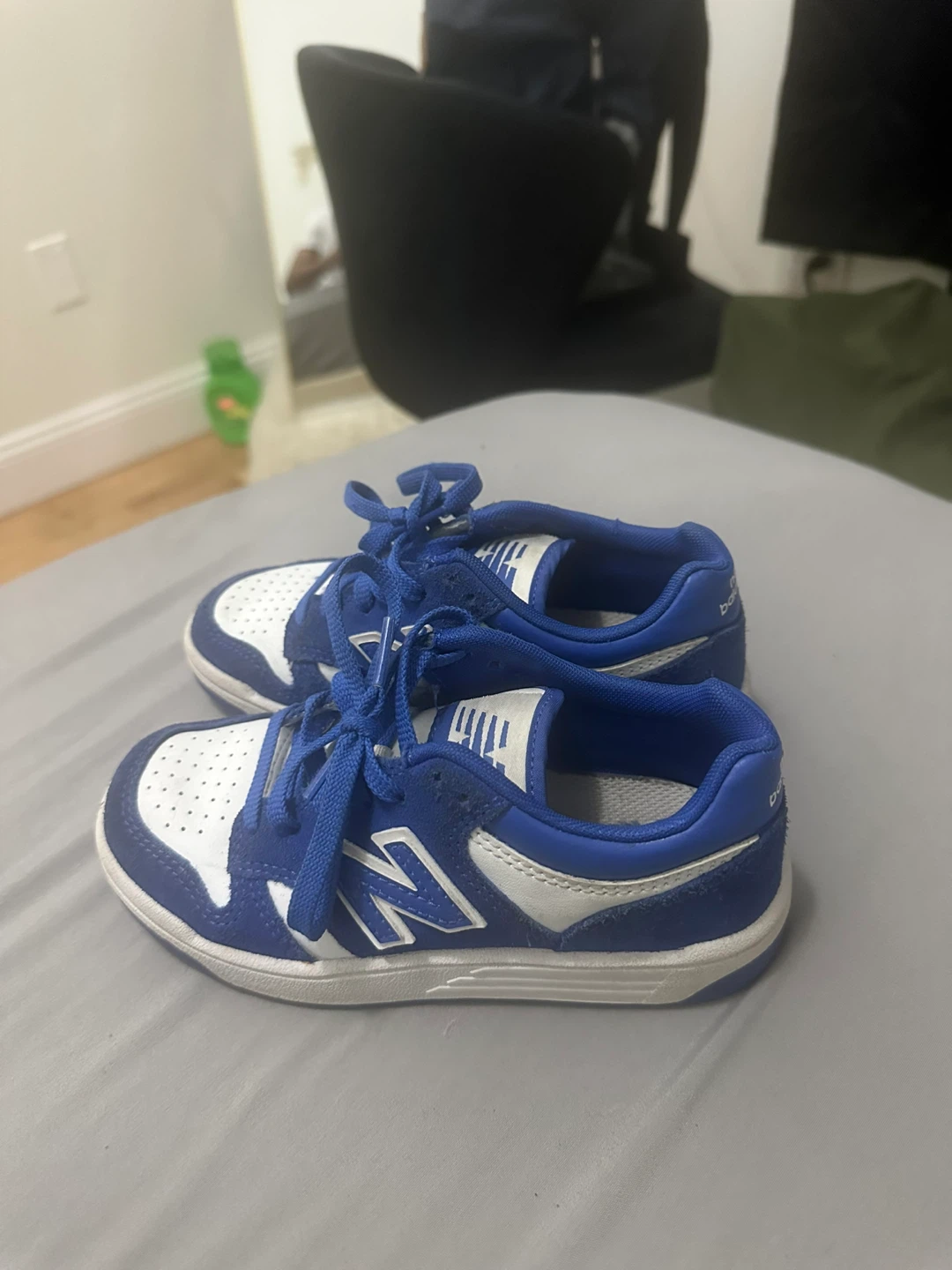 New Balance Kids Blue & White Sneakers - photo 2