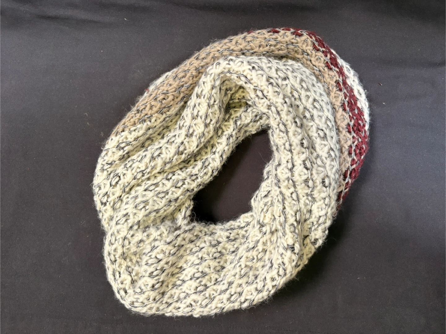 Roots Chunky Knit Infinity Scarf - photo 2
