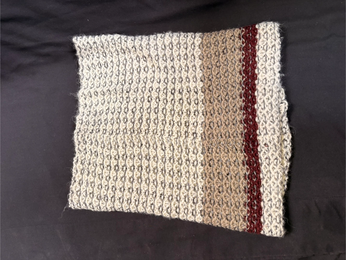 Roots Chunky Knit Infinity Scarf