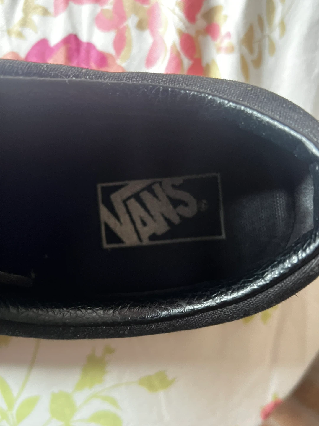 Vans Old Skool Flame Skate Shoes Black Red - photo 3