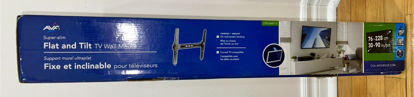 AVA Super-slim Flat and Tilt TV Wall Mount 🥕
