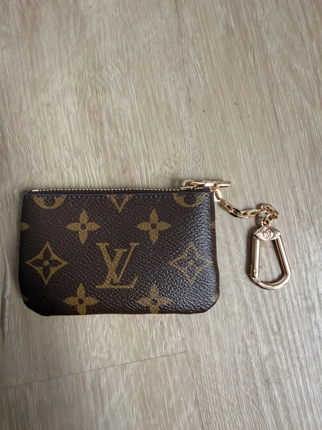Louis Vuitton Monogram Pouch with Keyring