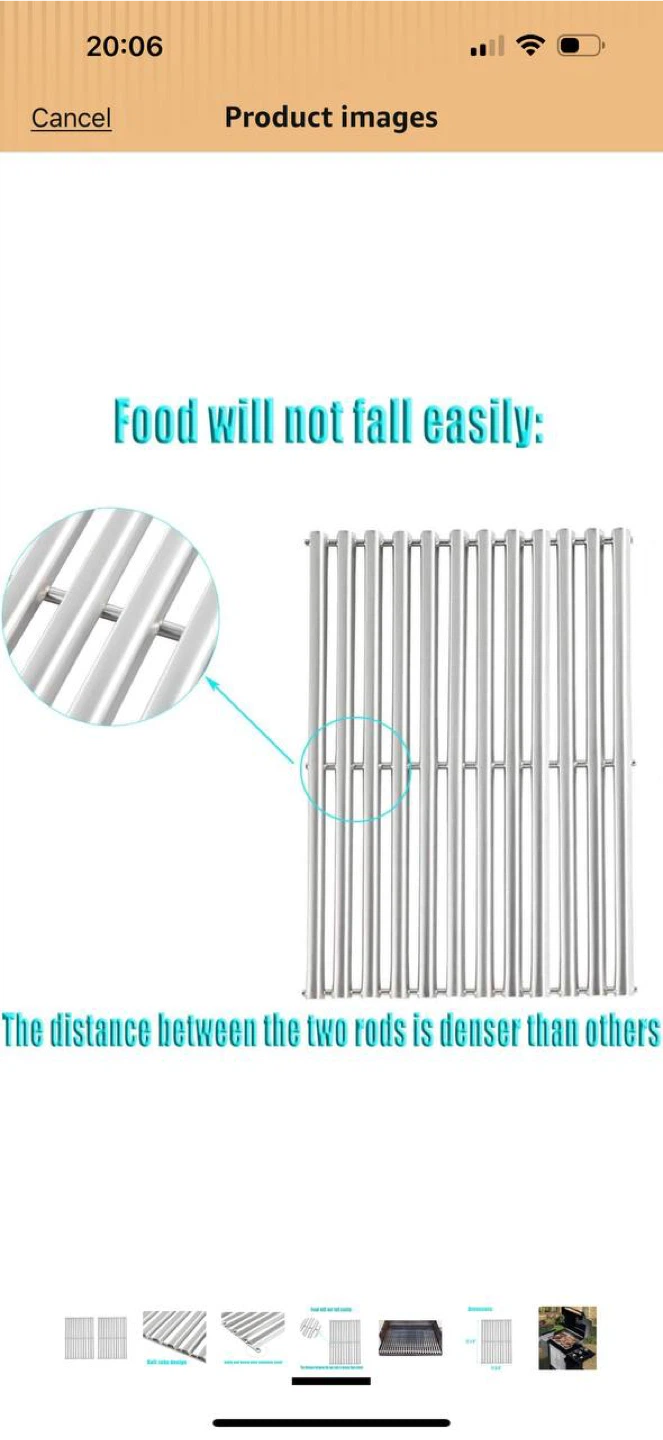 Broilmann Cooking Grill Grates for Weber Spirit / Gene - photo 4