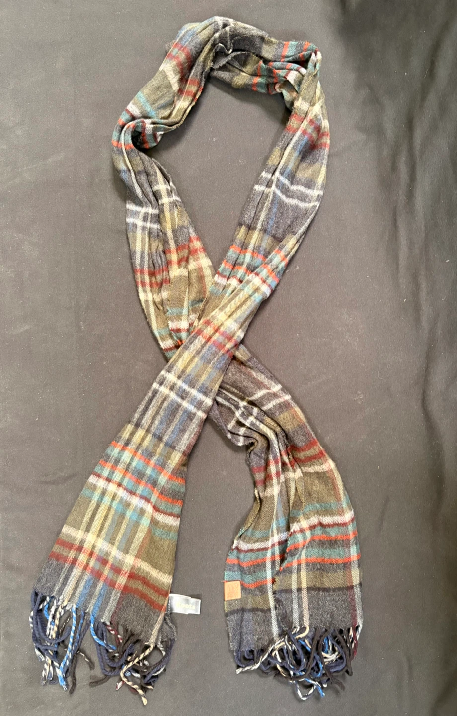 mens Roots Plaid Scarf - photo 2