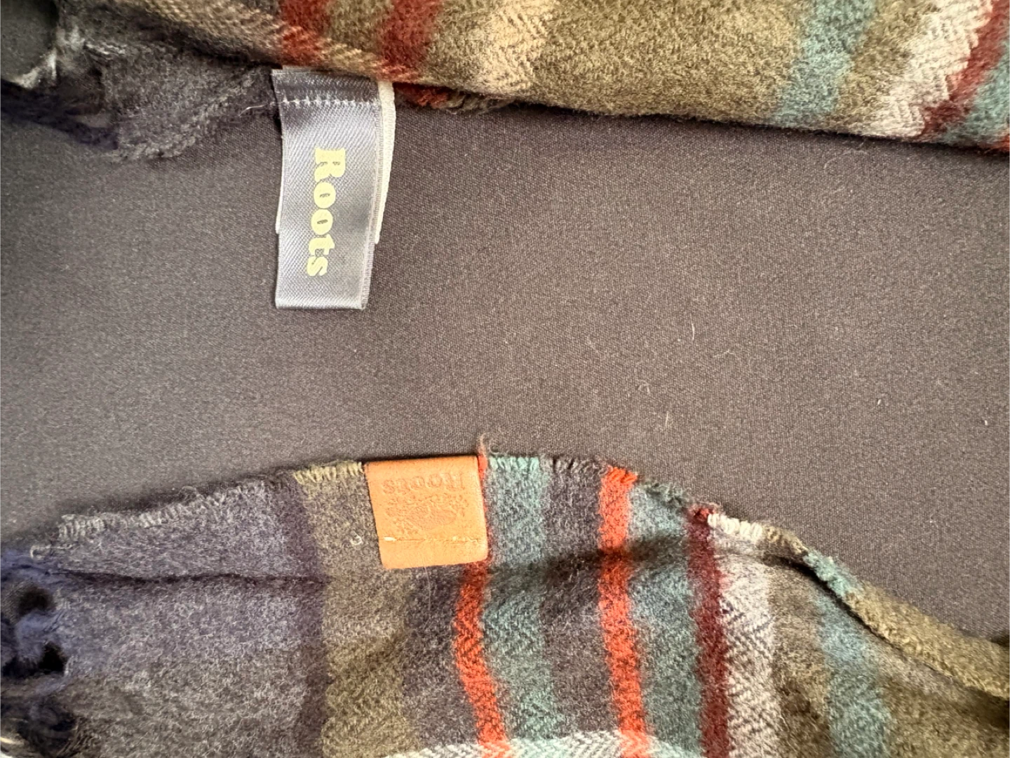 mens Roots Plaid Scarf - photo 3
