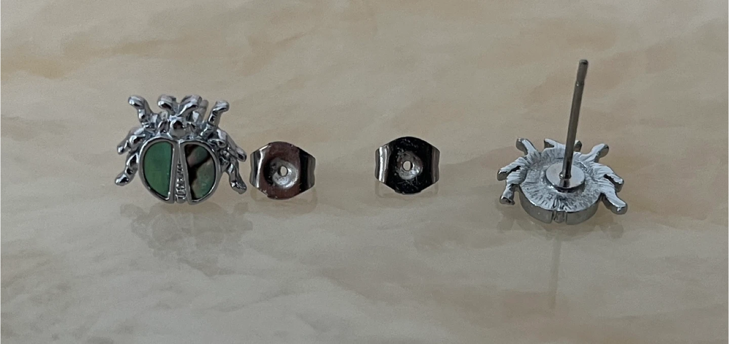 Glacier Pearle Ladybug Earrings - photo 4