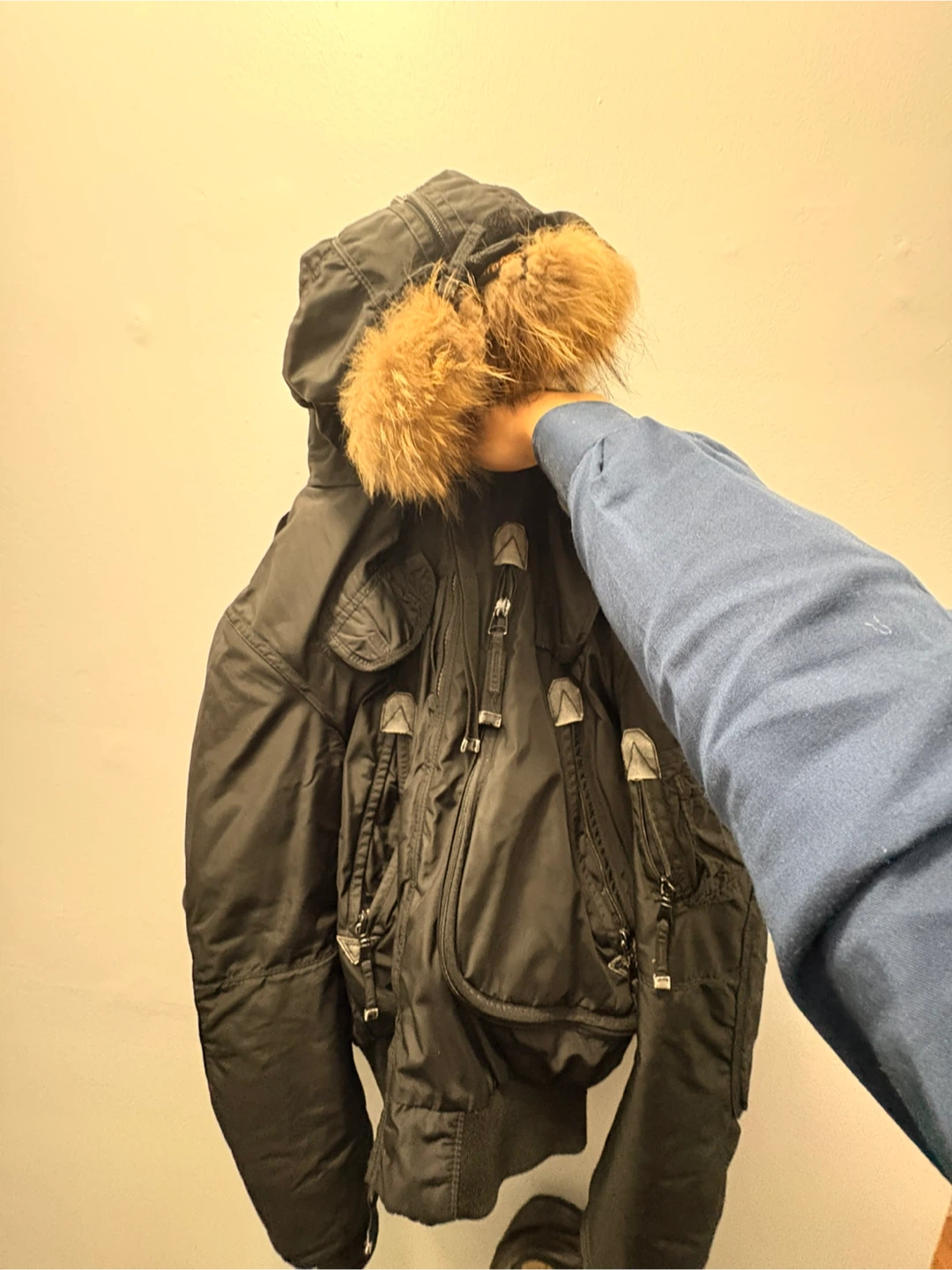 Parajumpers Black Winter Jacket - Small
