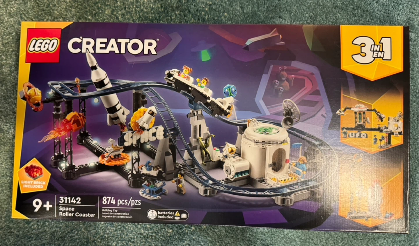 LEGO 3-in-1 Space Roller Coaster SEALED AND RETIRED (31142) - photo 2