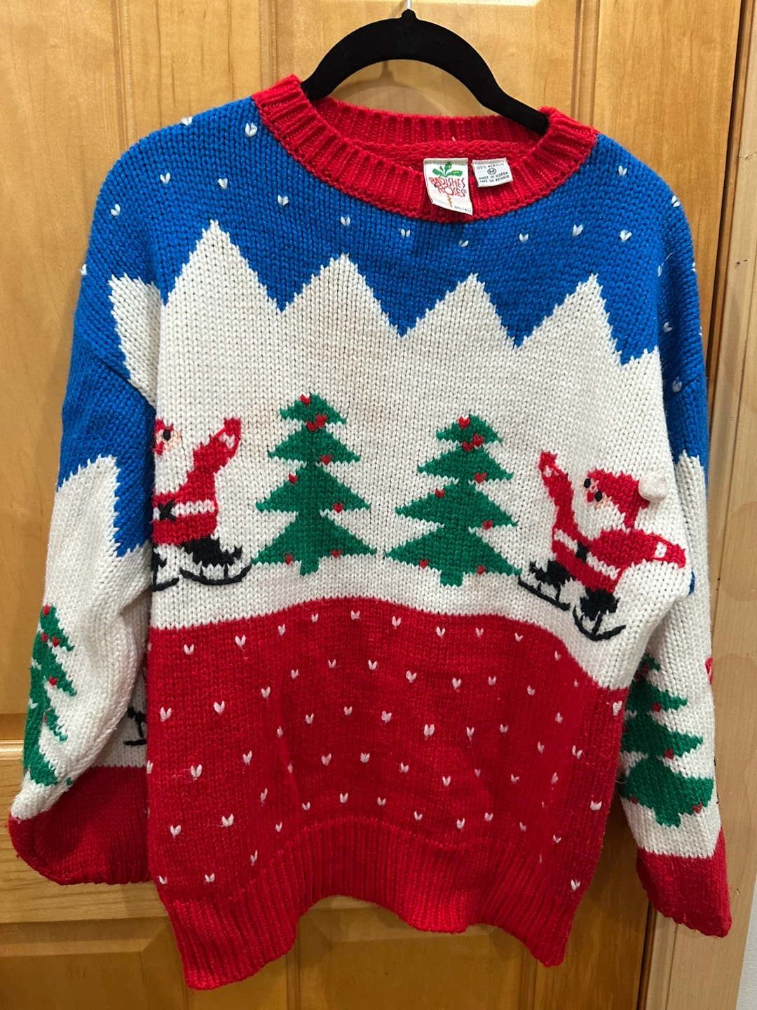 Ugly Christmas Sweater - Santa on Skates
