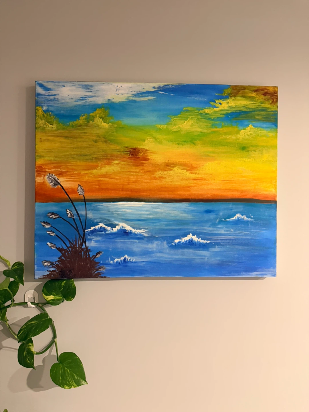 Sunset Landscape Painting