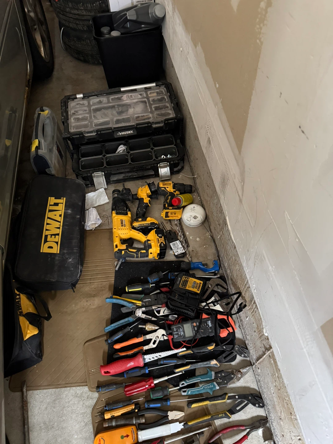Assorted Power Tools and Electrical Supplies