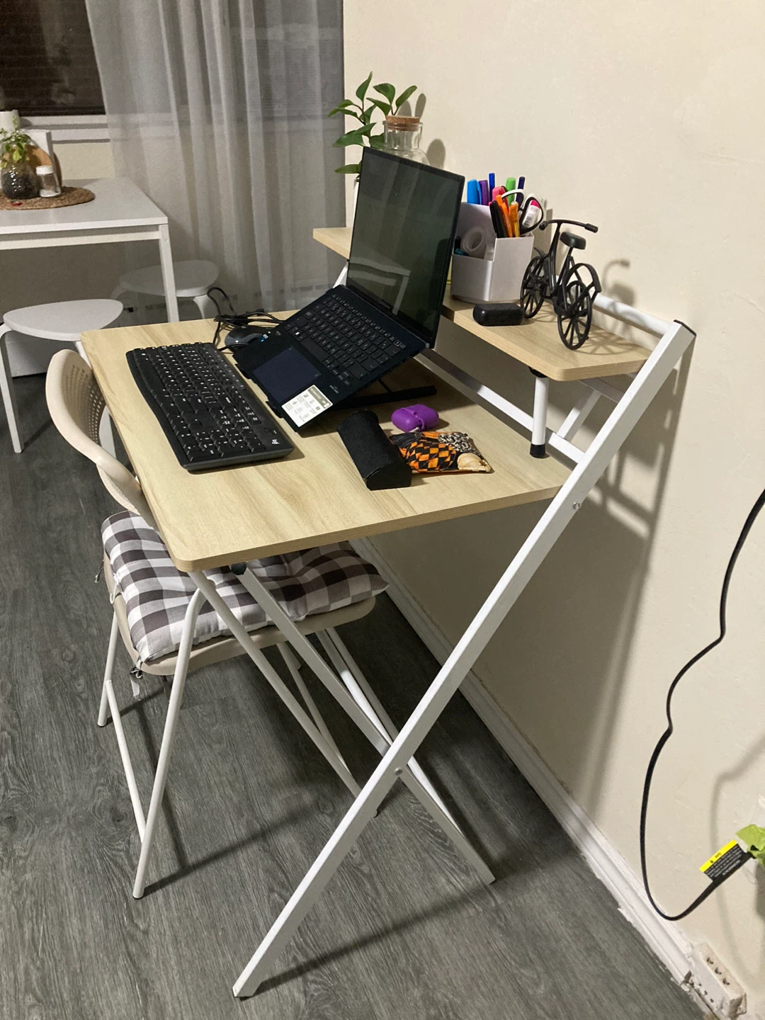 Folding Desk with Shelf - photo 2