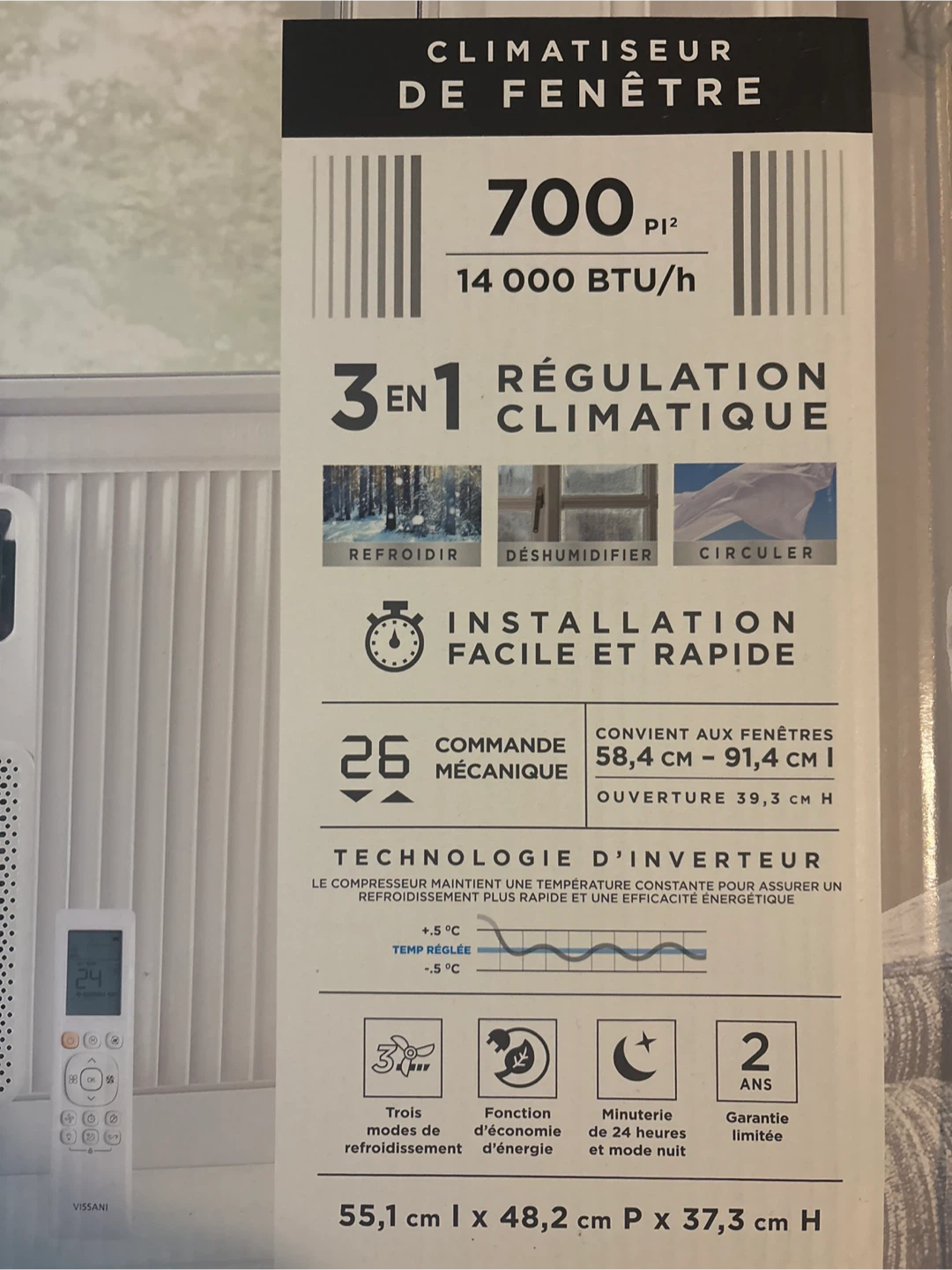 VISSANI 14,000 BTU Window Air Conditioner - photo 2