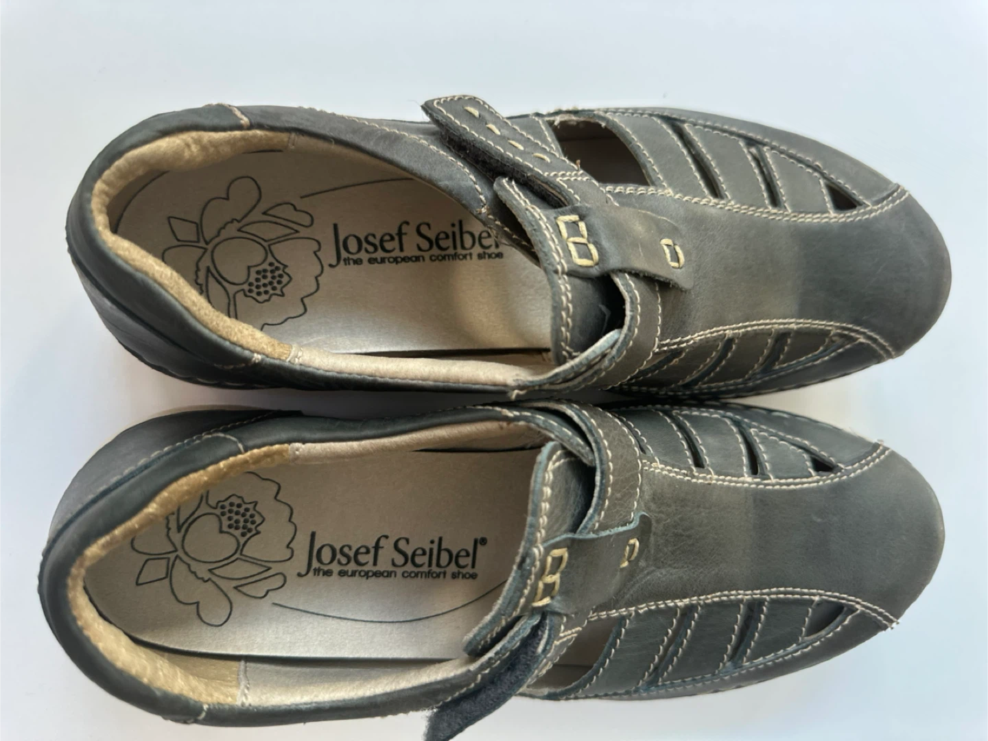 JOSEF SEIBEL Women's  Leather fishermen sandals Sz. 7/ EU 38 - photo 3