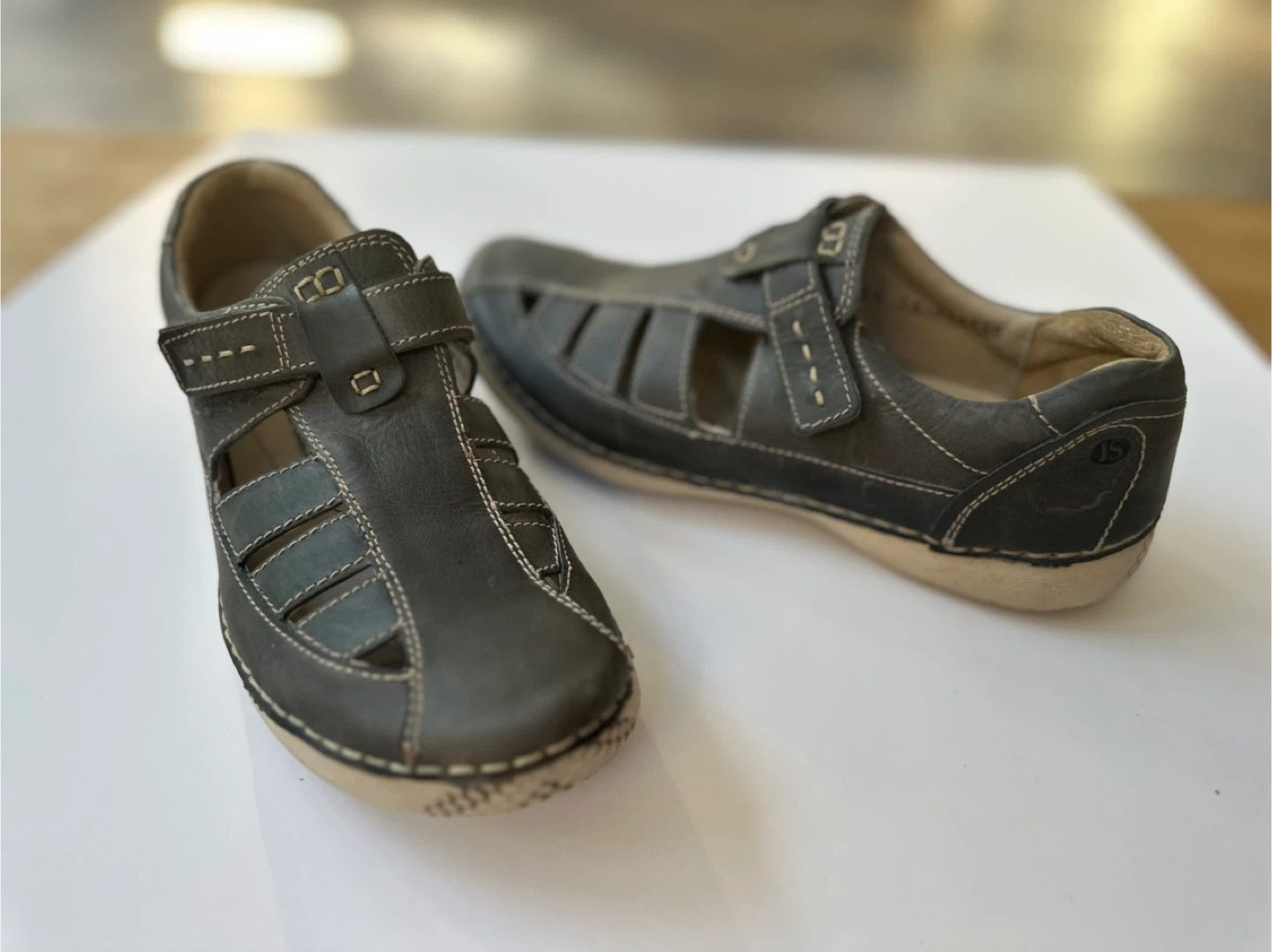 JOSEF SEIBEL Women's  Leather fishermen sandals Sz. 7/ EU 38 - photo 5