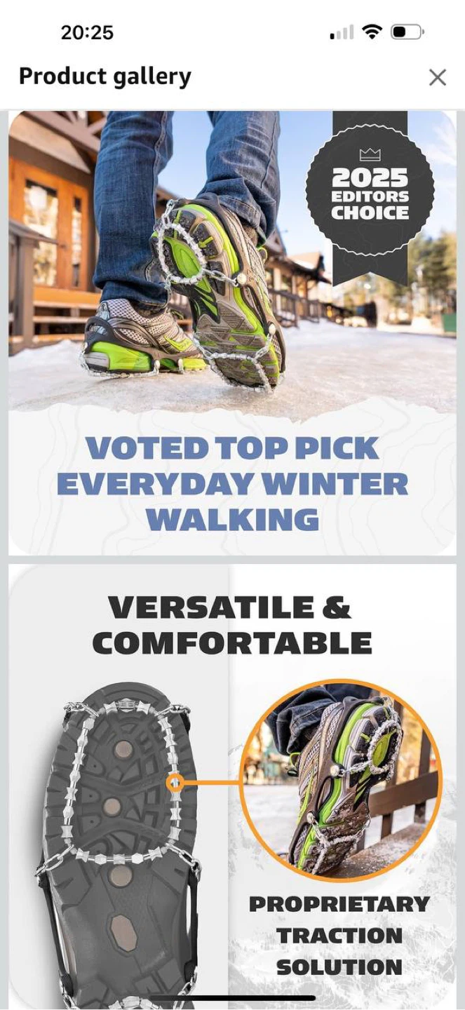 YakTrax Diamond Grip All-Surface Traction Cleats – NEW - photo 4