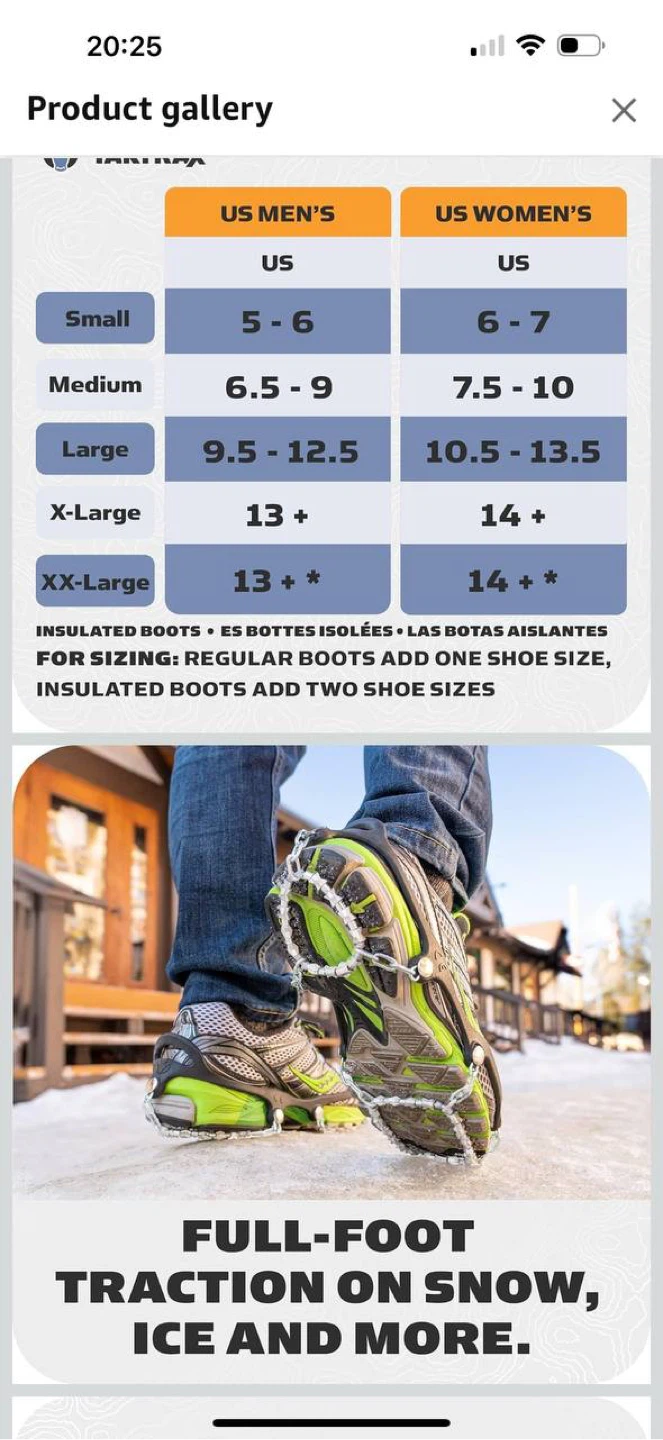 YakTrax Diamond Grip All-Surface Traction Cleats – NEW - photo 5