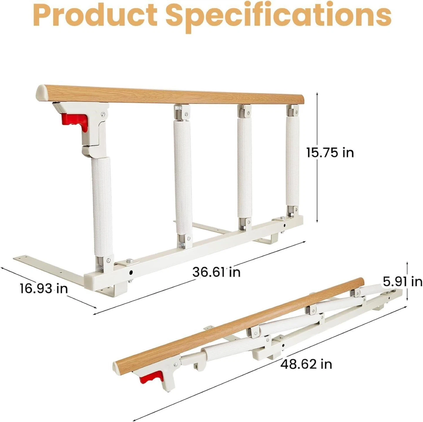 Carivia Bed Rails for Elderly Adults Rail - photo 3