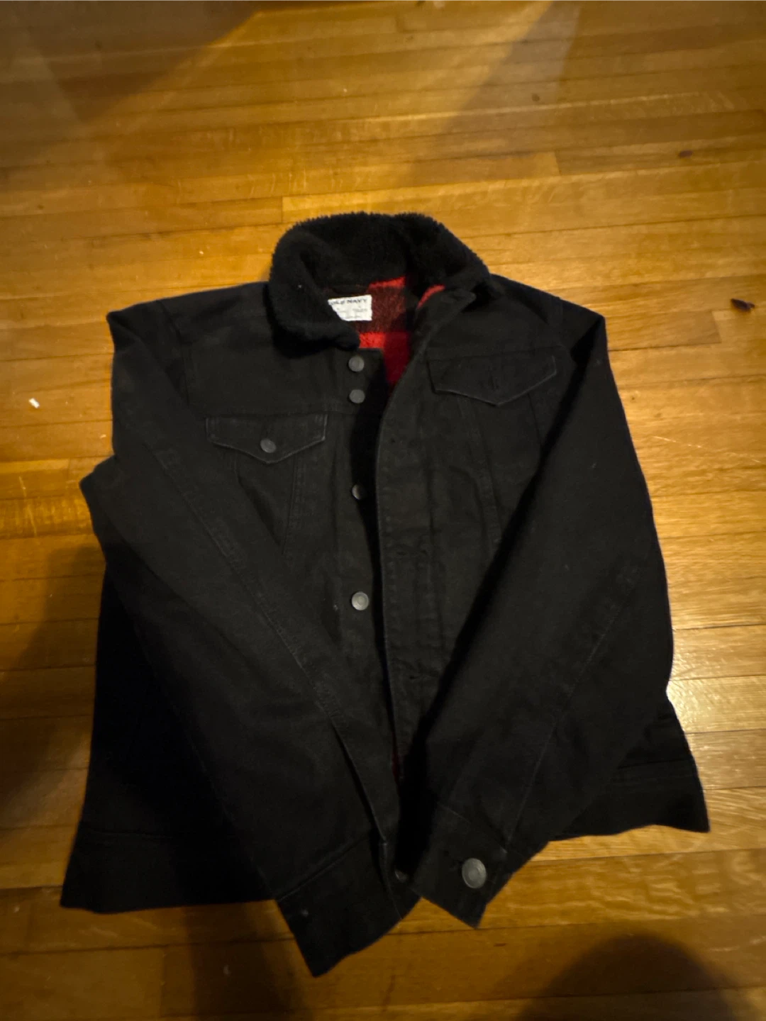 Old Navy Sherpa-Lined Denim Jacket Size S