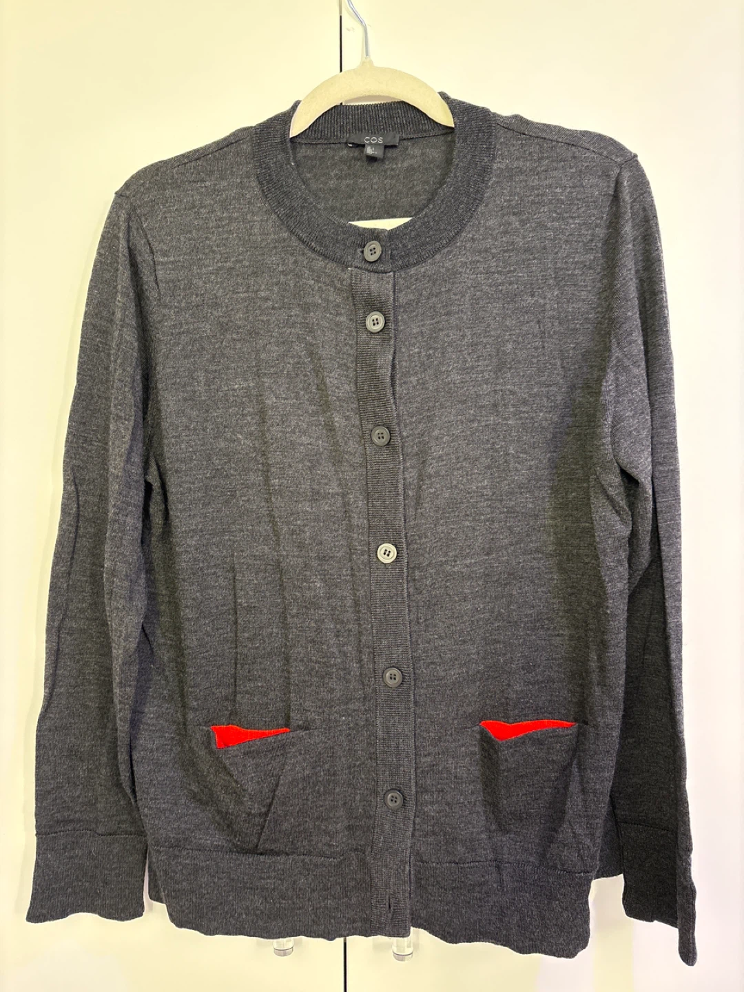 COS Cardigan - Dark Grey, Size L