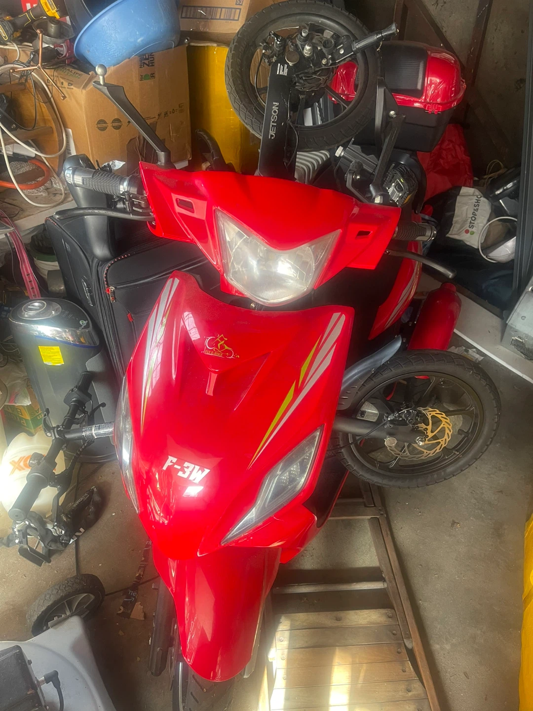 Red F-3W Electric Scooter