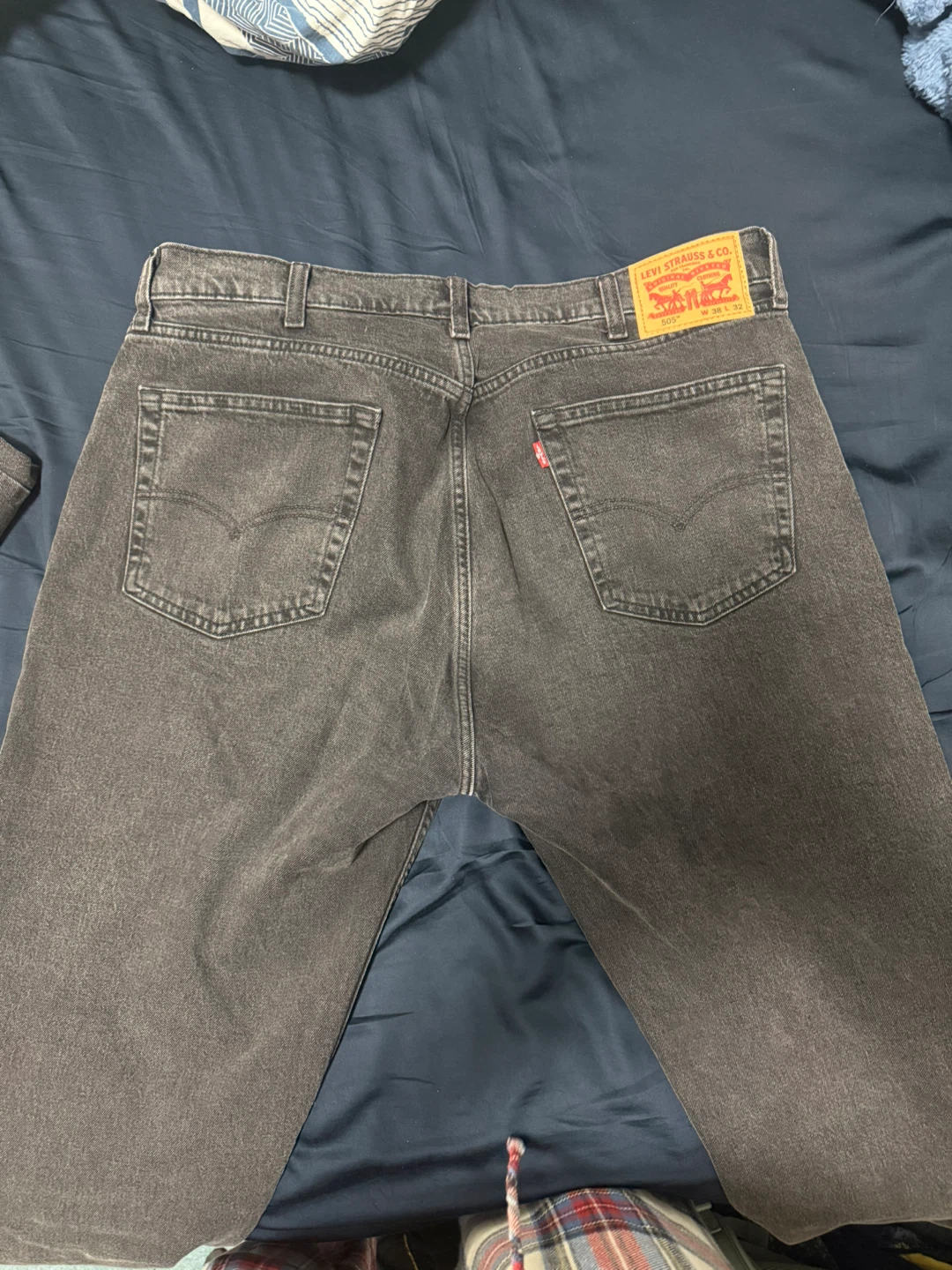 Levi's 505 Jeans - Charcoal Wash - Size 38x32 - photo 2