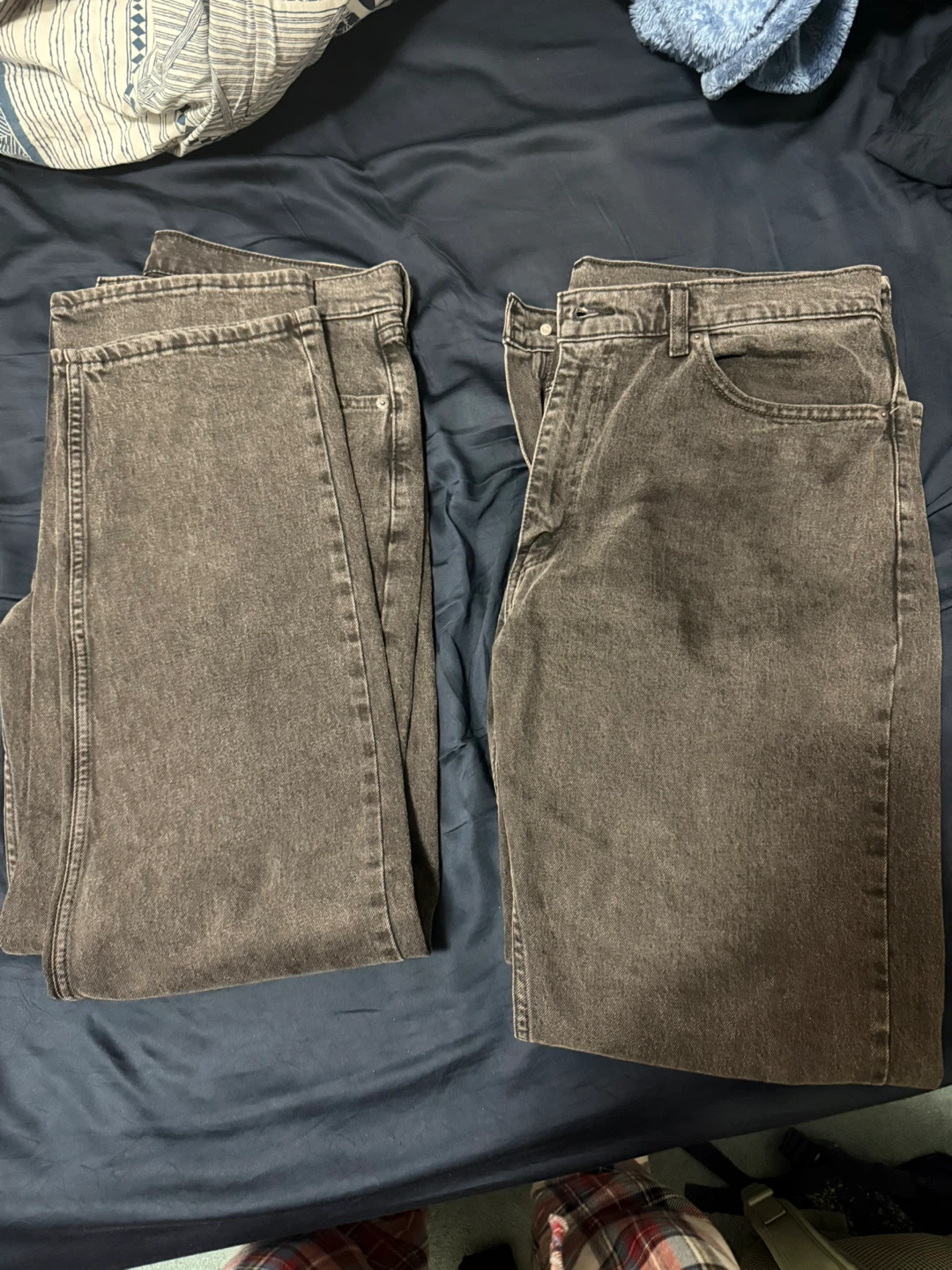 Levi's 505 Jeans - Charcoal Wash - Size 38x32