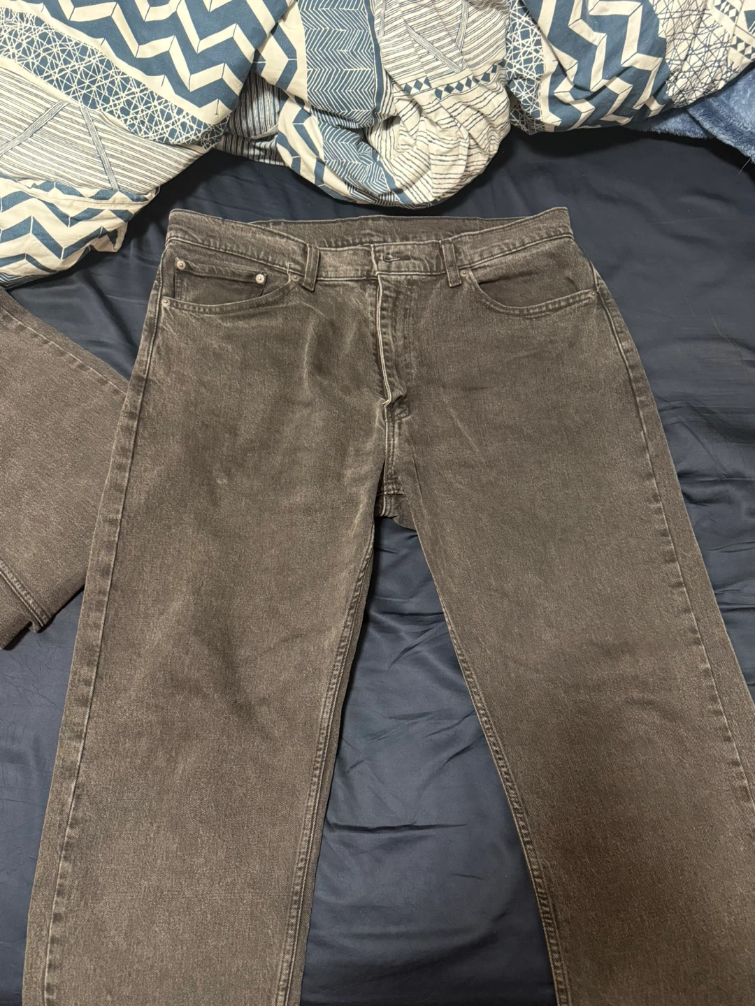 Levi's 505 Jeans - Charcoal Wash - Size 38x32 - photo 3