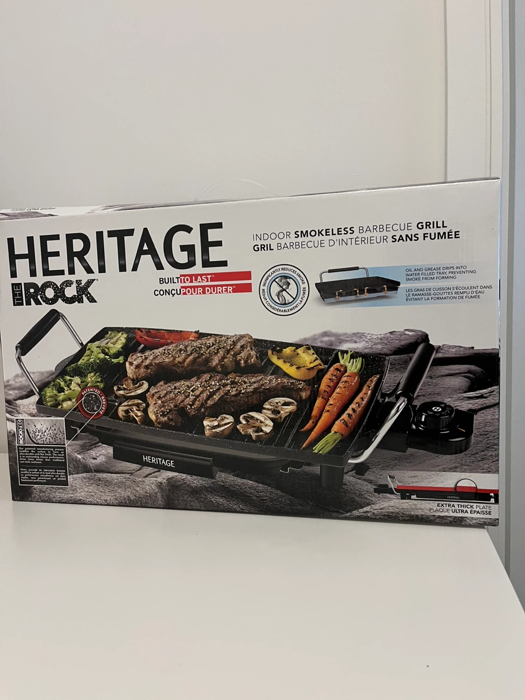 Heritage The Rock Indoor Smokeless Barbeque Grill