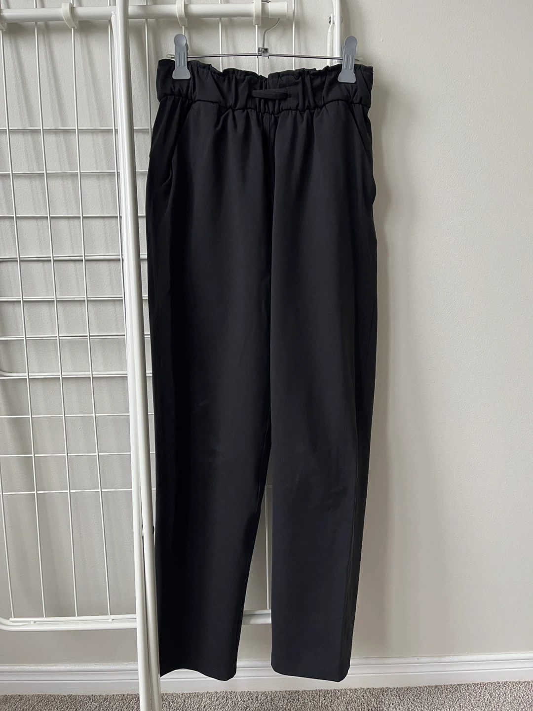 Lululemon Stretch High-Rise Cropped Pants Black Size 2