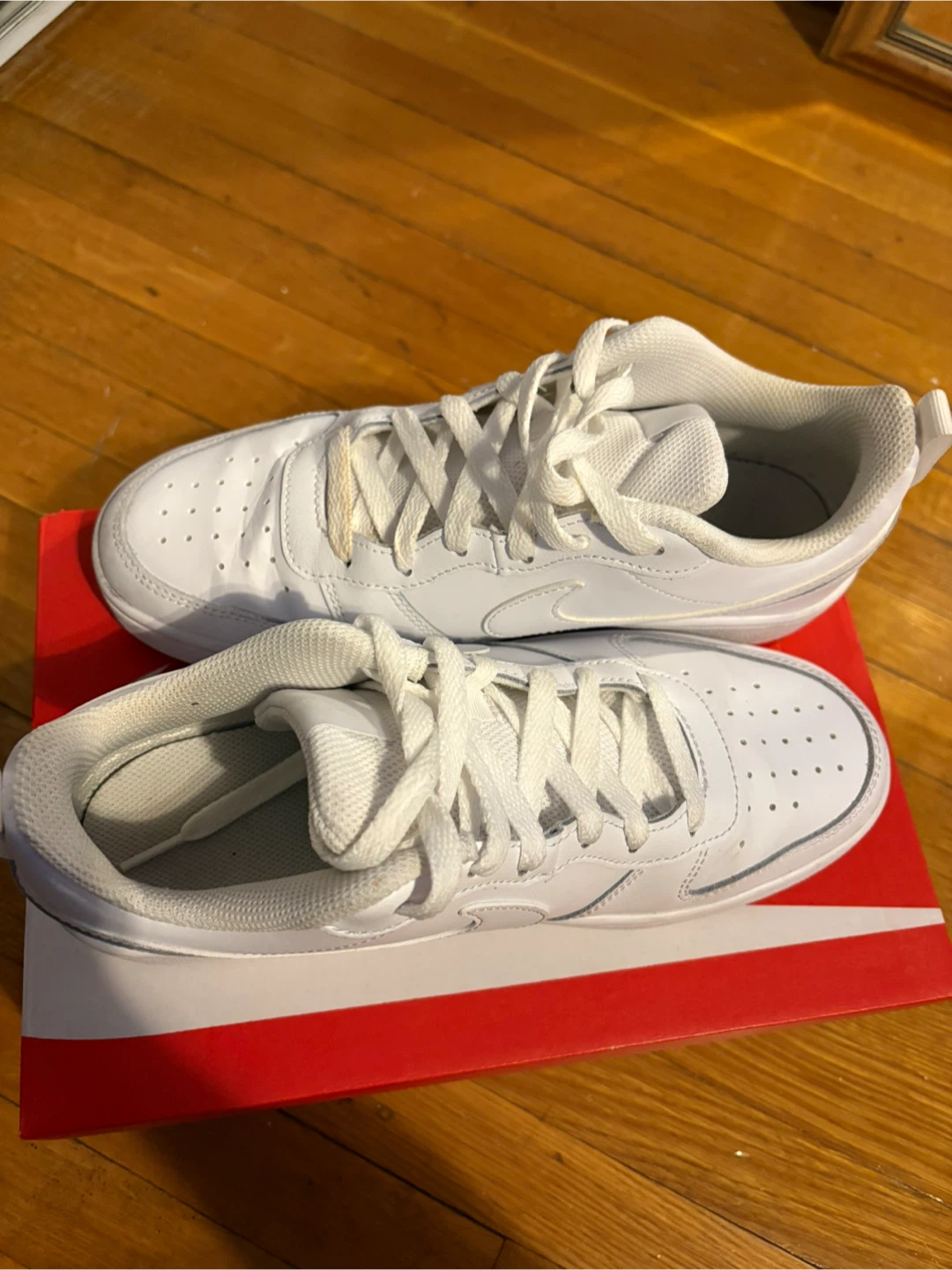Nike Court Borough Low 2 (GS) White Shoes Size 7Y - photo 3