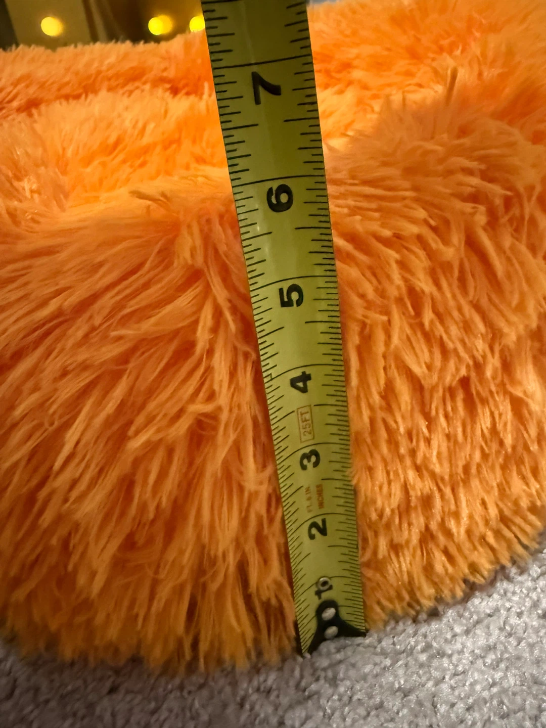 Orange Plush Pet Bed – Open Box – 23” Round 🧡 - photo 5