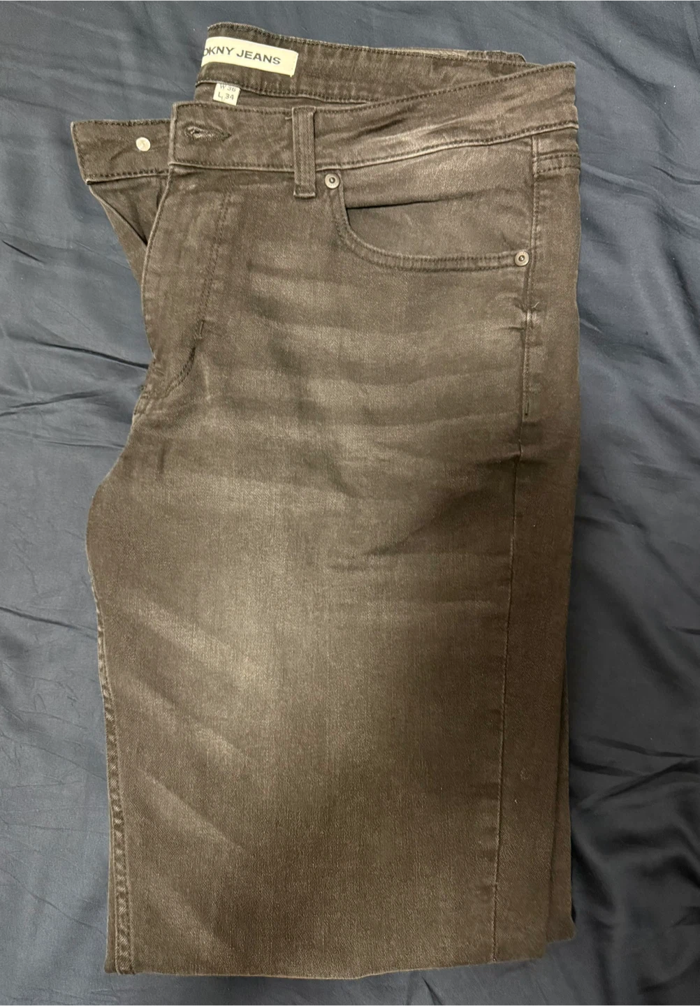 DKNY Washed Black Slim Fit Jeans 36x34 - photo 2