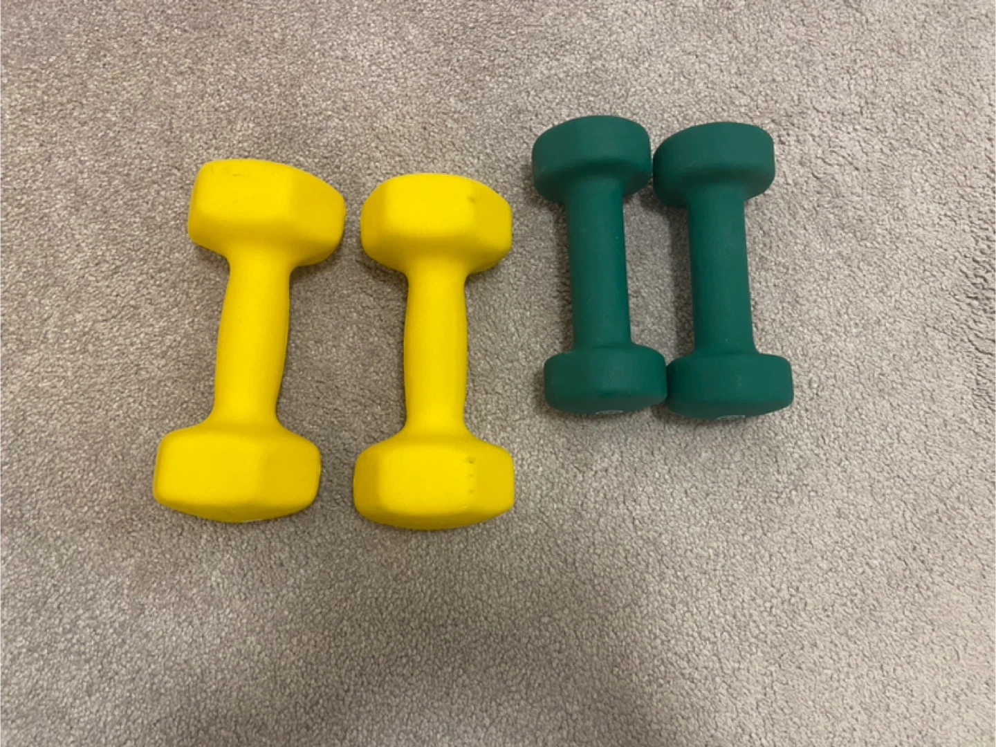 Pair of 8lb and 5lb Dumbbells - photo 2
