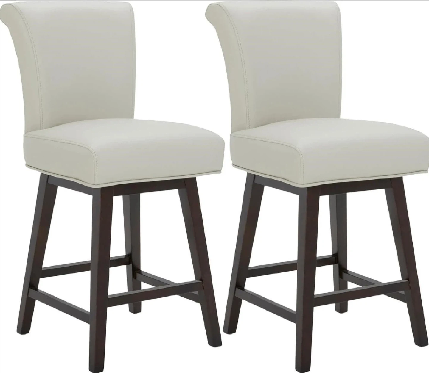 26 Inch Swivel Bar Stools Set of 2