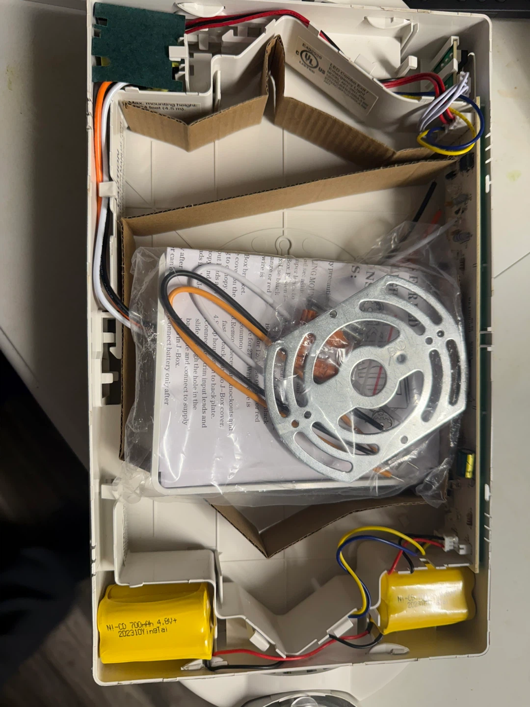 White LED Exit Sign Emergency Light - photo 2