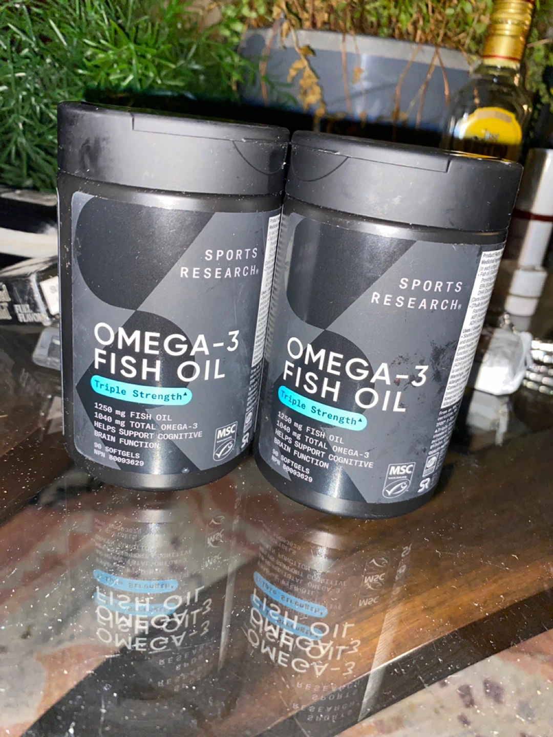 Sports Research Omega-3 Fish Oil Triple Strength (2 Bottles)