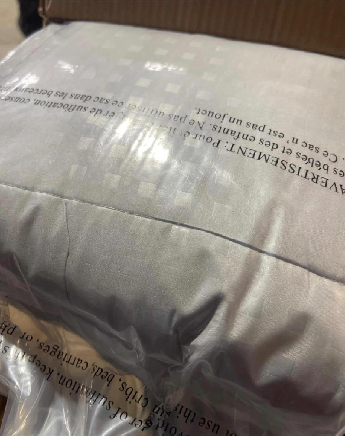 Sealed Twin Size Mattress Pad Fitted Sheet, Light Grey - photo 5